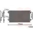 Condenseur, climatisation VAN WEZEL 43005366 - Visuel 1