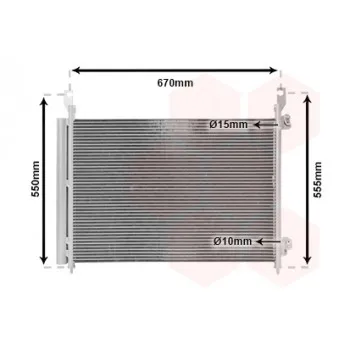Condenseur, climatisation VAN WEZEL 43005466