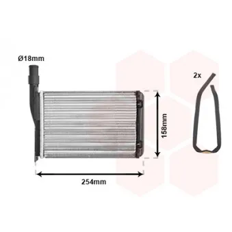 Système de chauffage VAN WEZEL 43006087