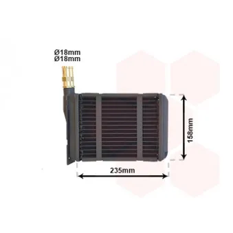 Système de chauffage VAN WEZEL 43006090