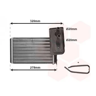 Système de chauffage VAN WEZEL 43006099
