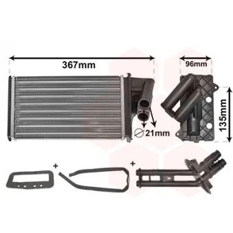 Système de chauffage VAN WEZEL 43006203