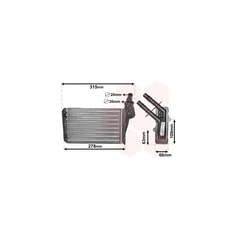 Système de chauffage VAN WEZEL 43006228