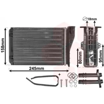 Système de chauffage VAN WEZEL 43006249