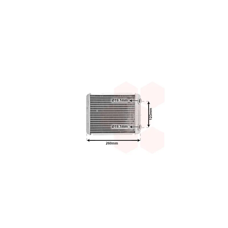 Système de chauffage VAN WEZEL 43006344