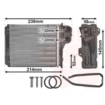 Système de chauffage VAN WEZEL 43006398