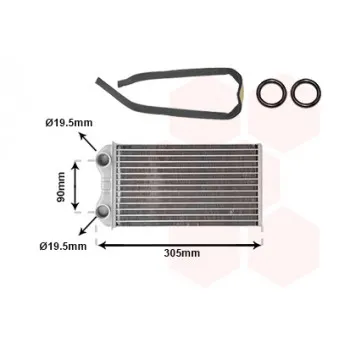 Système de chauffage VAN WEZEL 43006439