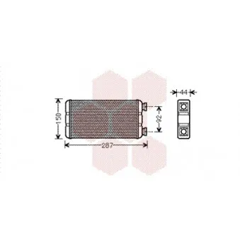 Système de chauffage VAN WEZEL 43006457