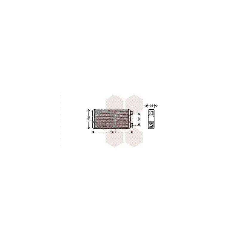 Système de chauffage VAN WEZEL 43006457