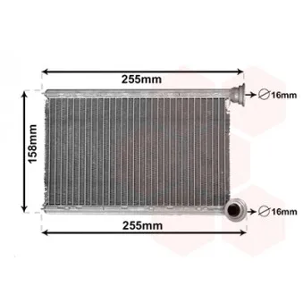 Système de chauffage VAN WEZEL 43006551