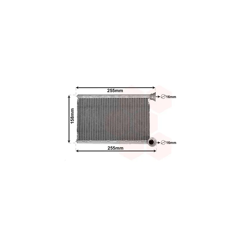 Système de chauffage VAN WEZEL 43006551