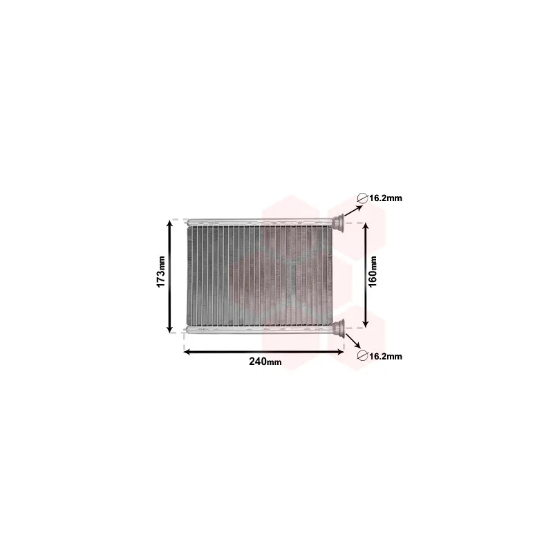 Système de chauffage VAN WEZEL 43006569