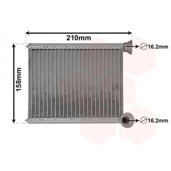Système de chauffage VAN WEZEL 43006629