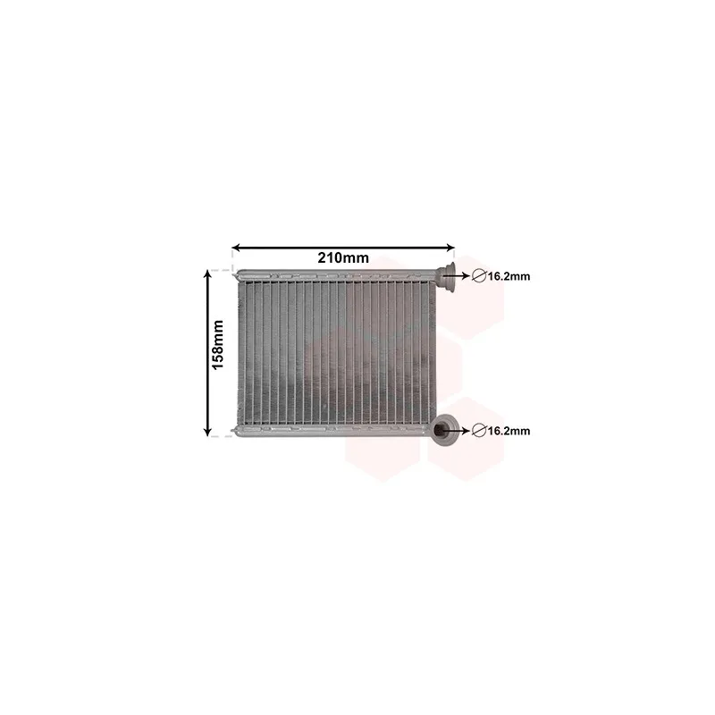 Système de chauffage VAN WEZEL 43006629