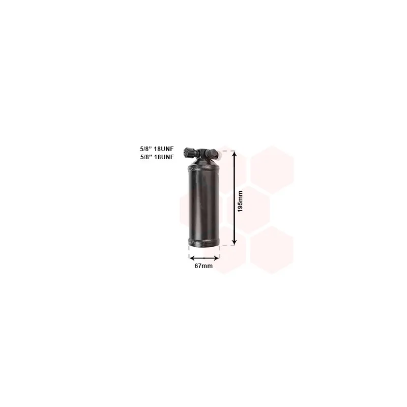Filtre déshydratant, climatisation VAN WEZEL 4300D015