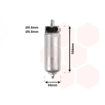 Filtre déshydratant, climatisation VAN WEZEL 4300D019