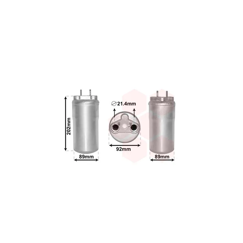 Filtre déshydratant, climatisation VAN WEZEL 4300D556