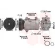 Compresseur, climatisation VAN WEZEL 4300K441 - Visuel 1