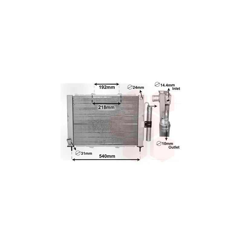 Module de refroidissement VAN WEZEL 4300M497