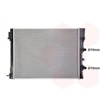 Radiateur basse température, intercooler VAN WEZEL 43014703