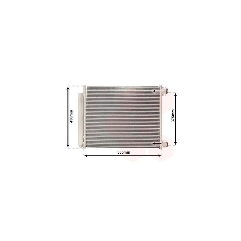 Condenseur, climatisation VAN WEZEL 43015703