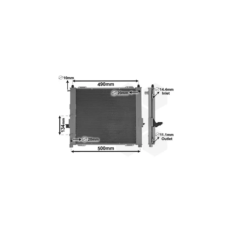 Module de refroidissement VAN WEZEL 4301M406