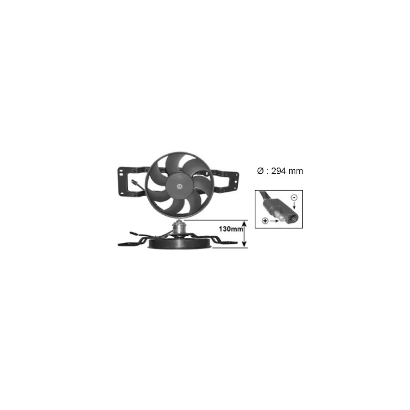 Ventilateur, refroidissement du moteur VAN WEZEL 4342747