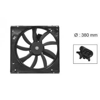 Ventilateur, refroidissement du moteur VAN WEZEL 4342748