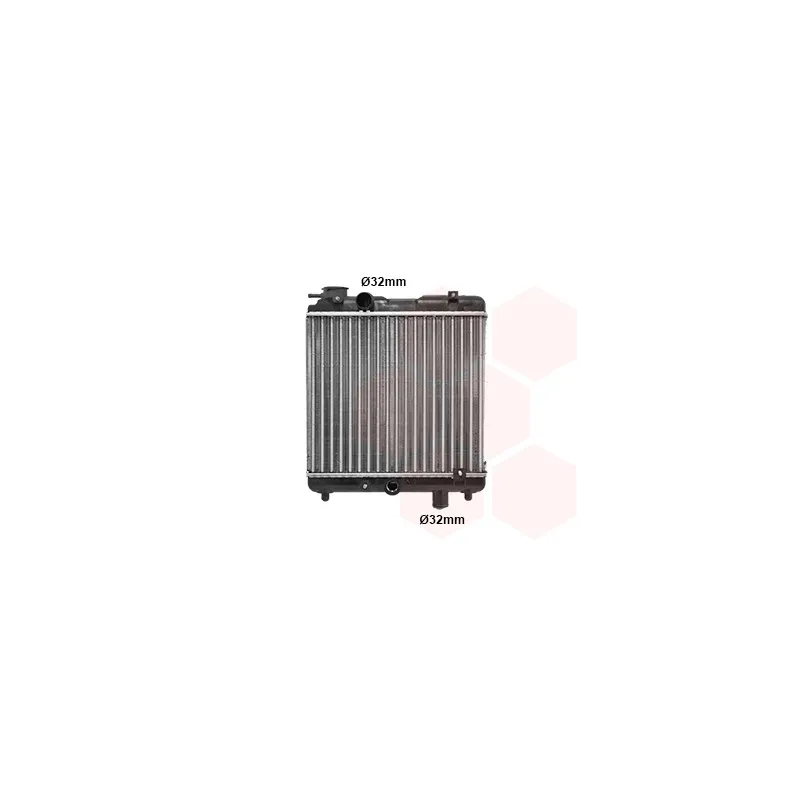 Radiateur, refroidissement du moteur VAN WEZEL 49002011