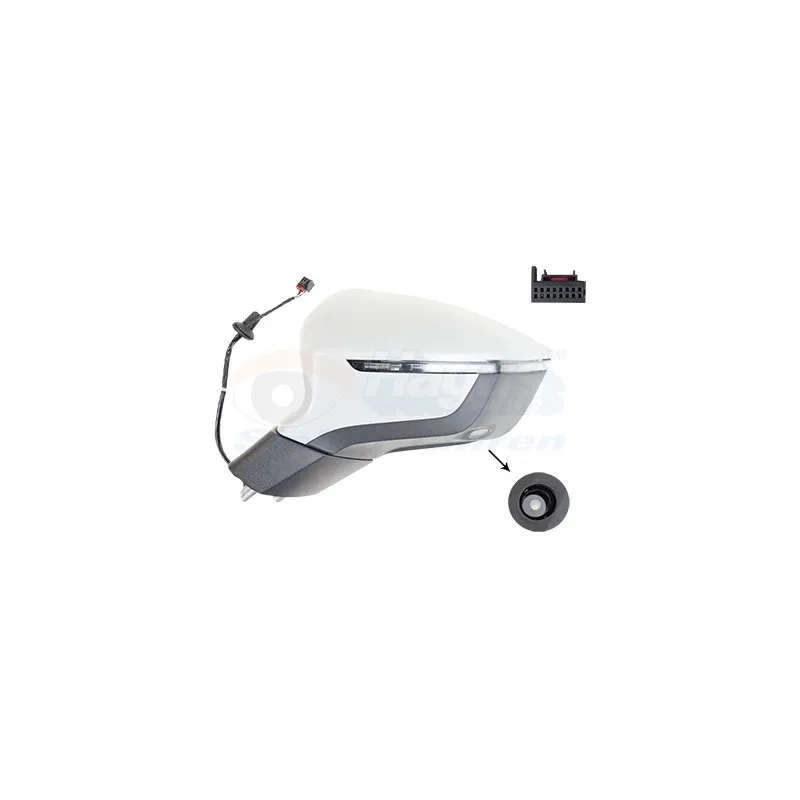 Rétroviseur extérieur VAN WEZEL 4907825