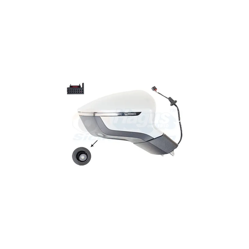 Rétroviseur extérieur VAN WEZEL 4907826