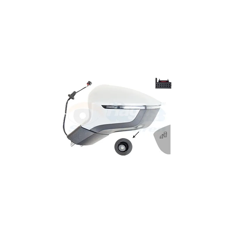 Rétroviseur extérieur VAN WEZEL 4907827