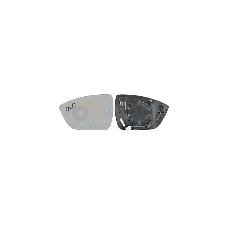 Verre de rétroviseur, rétroviseur extérieur VAN WEZEL 4907835