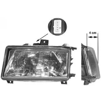 Projecteur principal VAN WEZEL 4912944