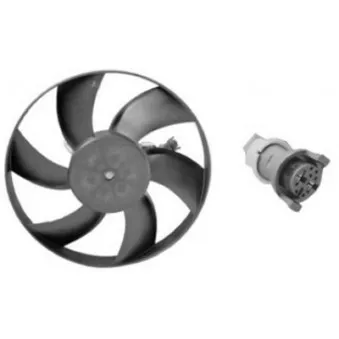 Ventilateur, refroidissement du moteur avant gauche VAN WEZEL 4913745