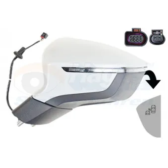 Rétroviseur extérieur VAN WEZEL 4929815