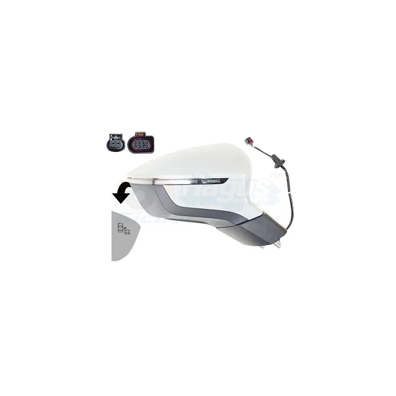 Rétroviseur extérieur VAN WEZEL 4929816