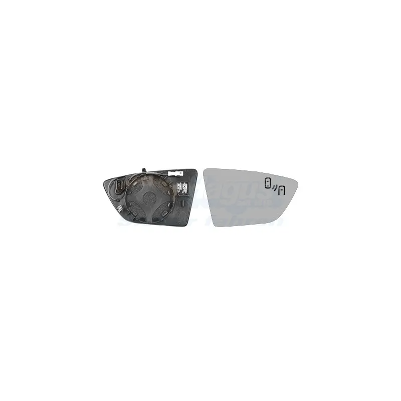 Verre de rétroviseur, rétroviseur extérieur VAN WEZEL 4929836