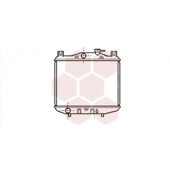 Radiateur, refroidissement du moteur VAN WEZEL 51002007