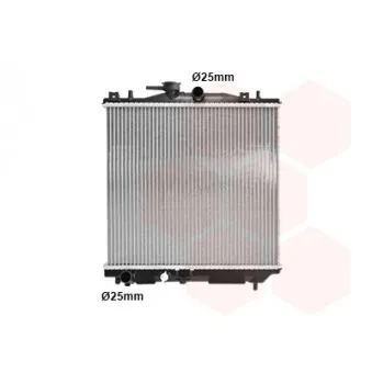 Radiateur, refroidissement du moteur VAN WEZEL 51002021