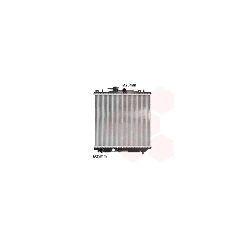 Radiateur, refroidissement du moteur VAN WEZEL 51002021