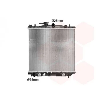 Radiateur, refroidissement du moteur VAN WEZEL 51002022