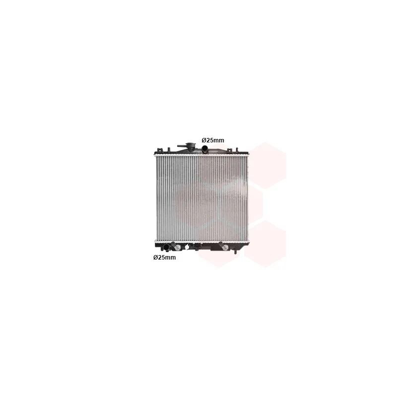Radiateur, refroidissement du moteur VAN WEZEL 51002022