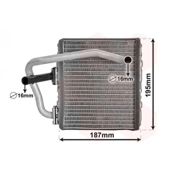 Système de chauffage VAN WEZEL 51006108