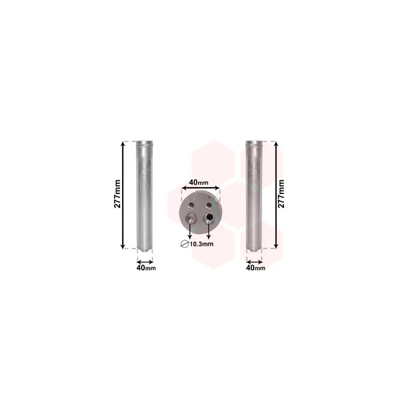 Filtre déshydratant, climatisation VAN WEZEL 5100D089