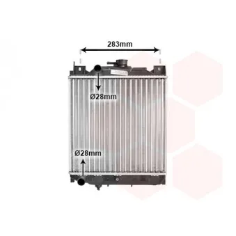 Radiateur, refroidissement du moteur VAN WEZEL 52002009