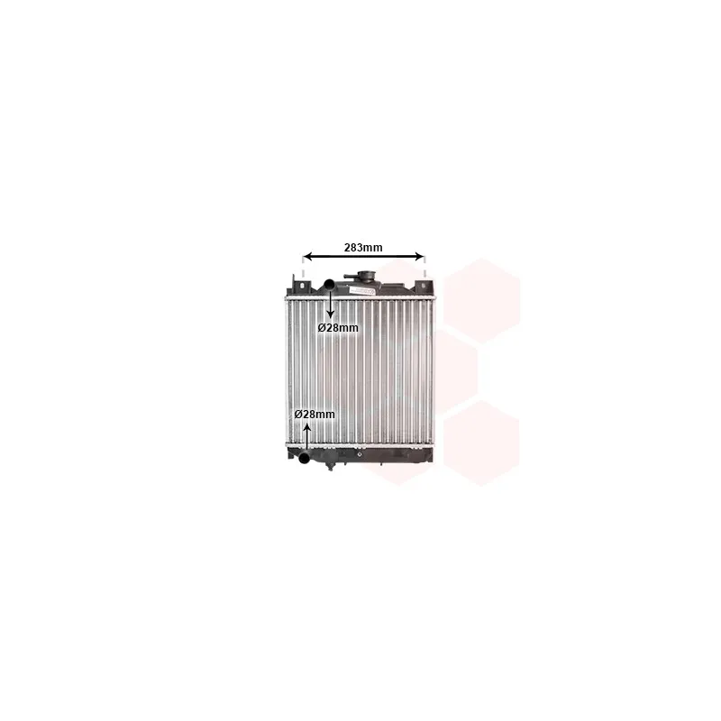 Radiateur, refroidissement du moteur VAN WEZEL 52002009