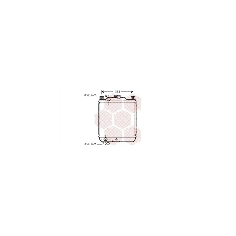 Radiateur, refroidissement du moteur VAN WEZEL 52002020