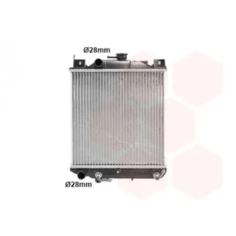 Radiateur, refroidissement du moteur VAN WEZEL 52002023