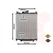 Radiateur, refroidissement du moteur VAN WEZEL 52002059 - Visuel 1